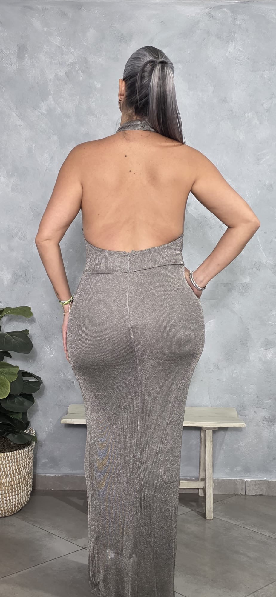Silver Élite Dress