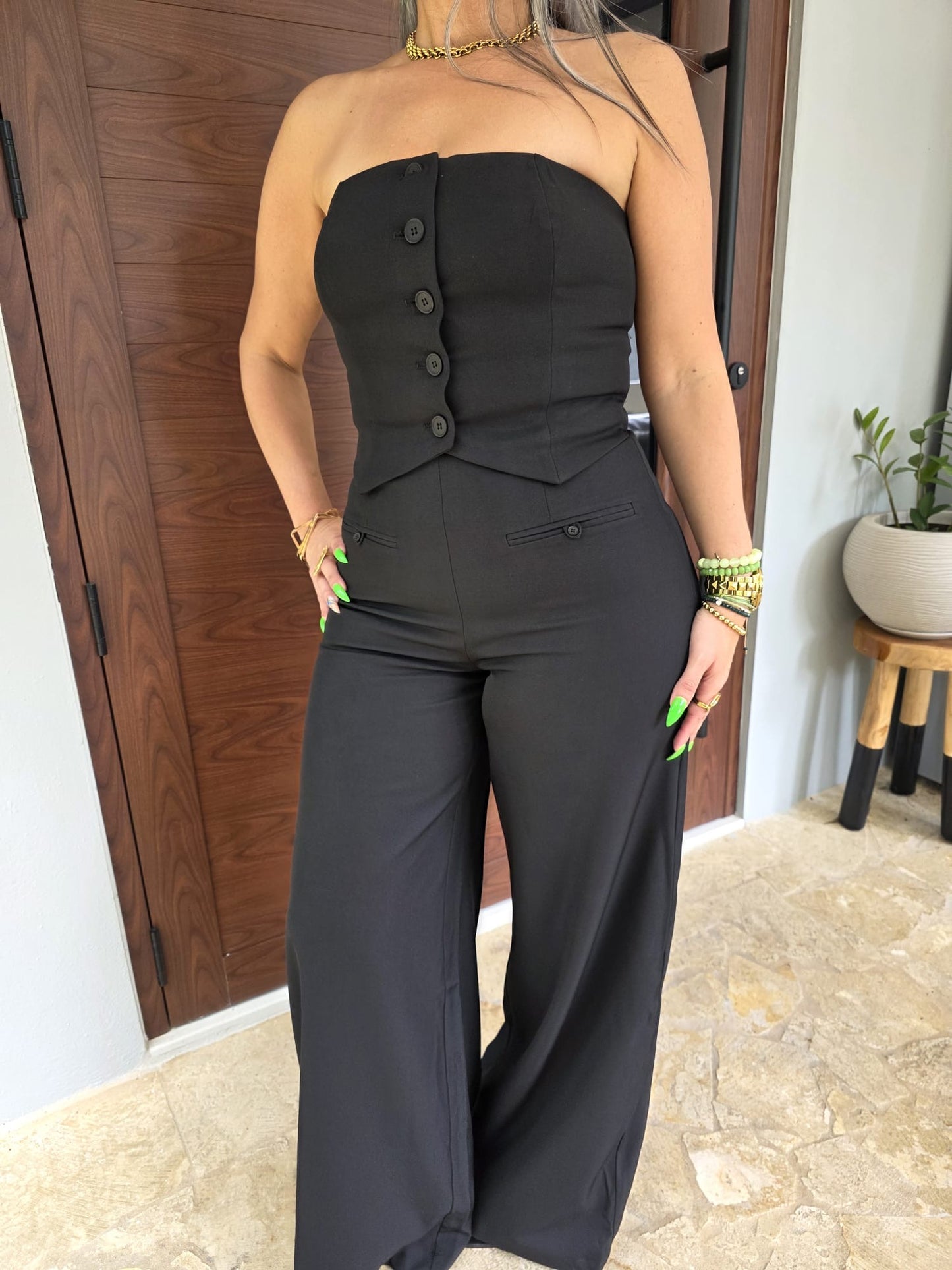 Black Two Piece Set `