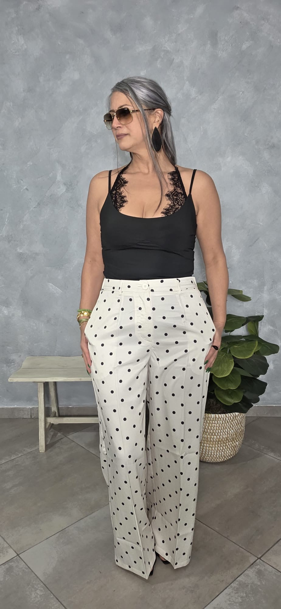 Palazo Luna Polka Dot