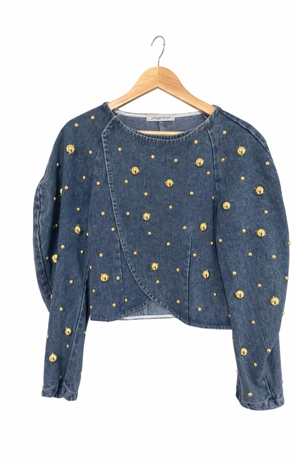 Golden Dot Denim Shirt