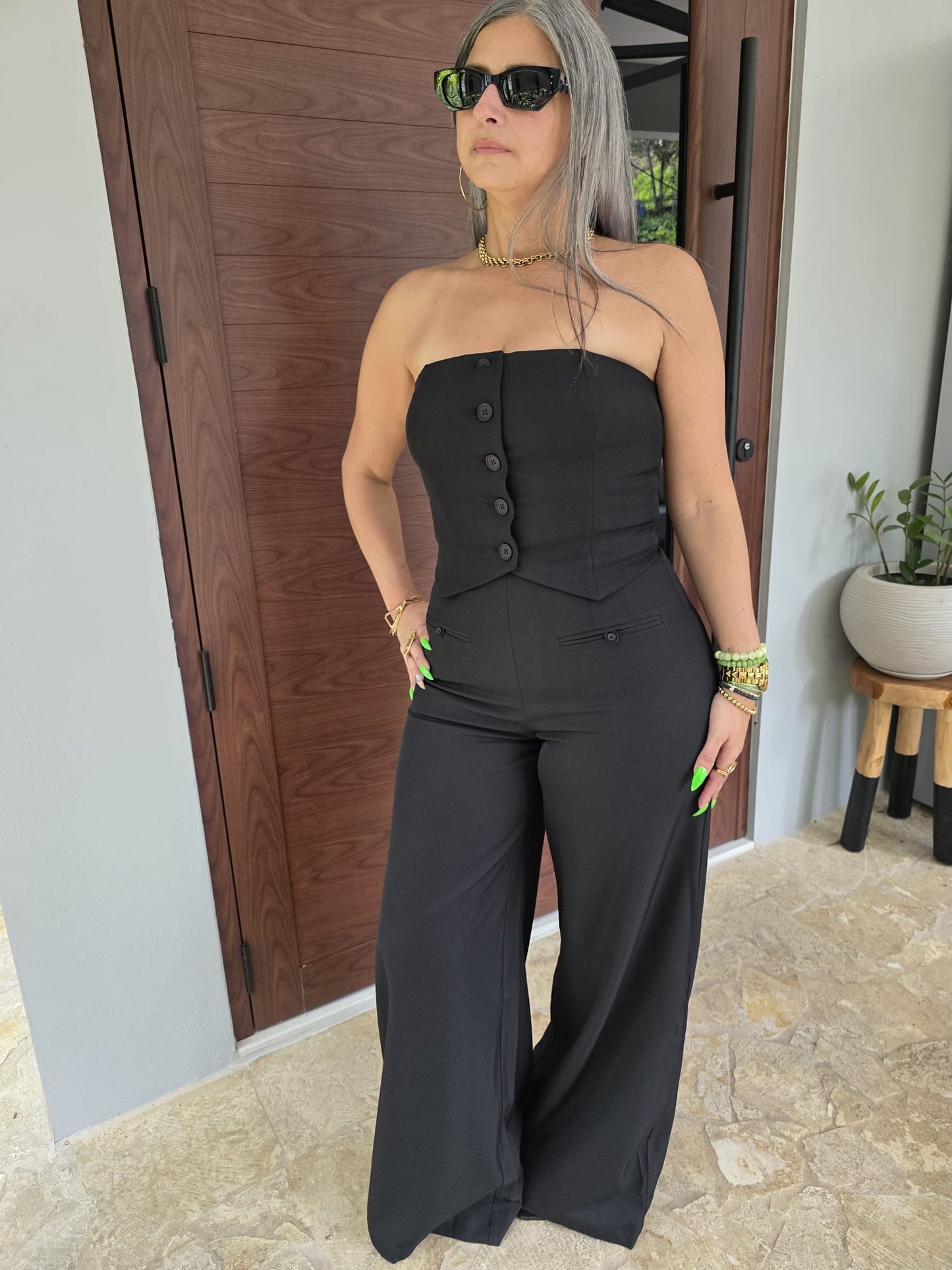 Black Two Piece Set `