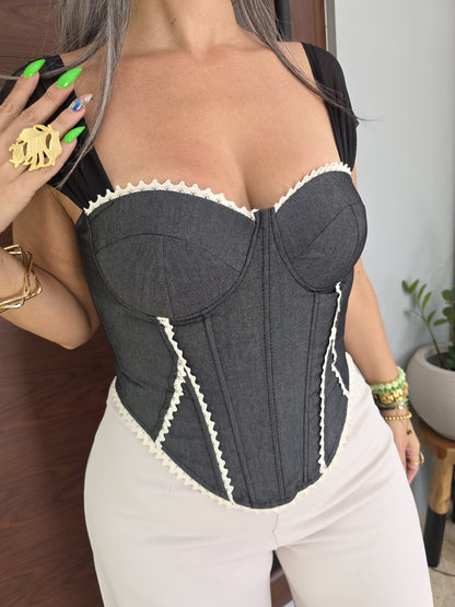 Two Tone Bustier