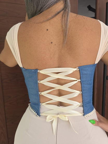 Two Tone Bustier